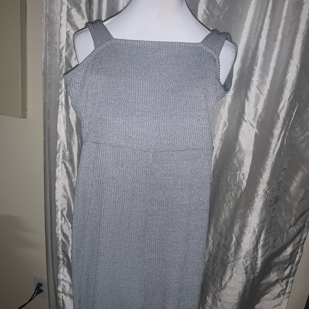 Grey Cotten Capri romper